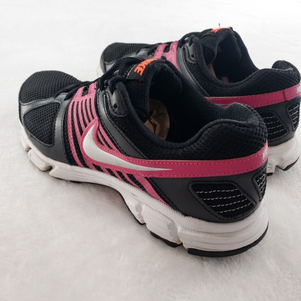 Nike Downshifter 5 Running Shoes Womens 9 Black Pink Sneaker 5357571-004 - Picture 4 of 9